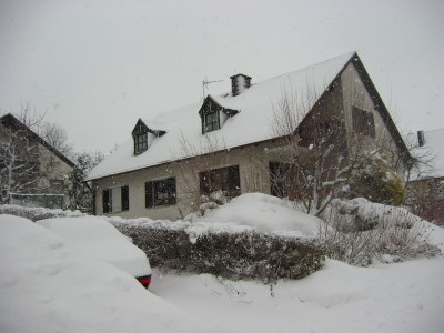 Schnee an Weihnachten 2001